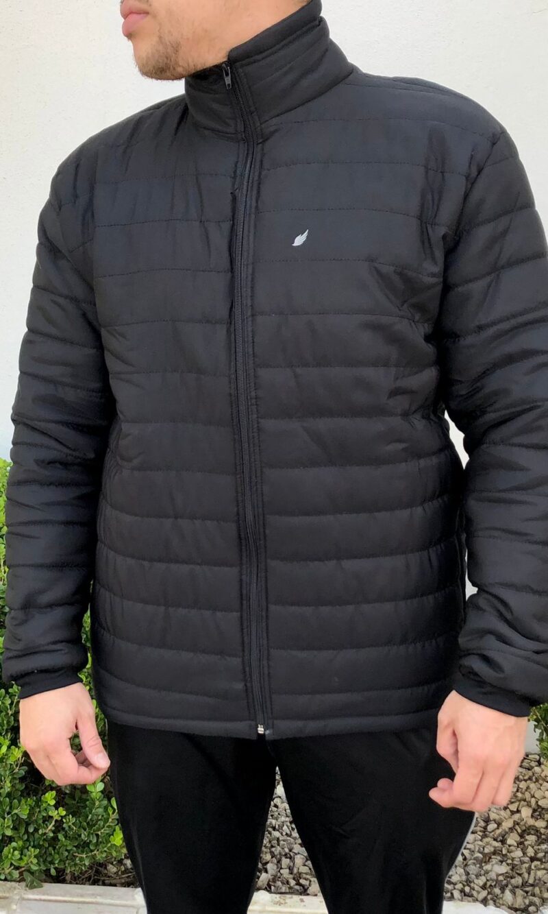jaqueta adulto masculina puffer em tactel
