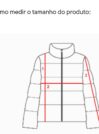 jaqueta adulto masculina puffer em tactel
