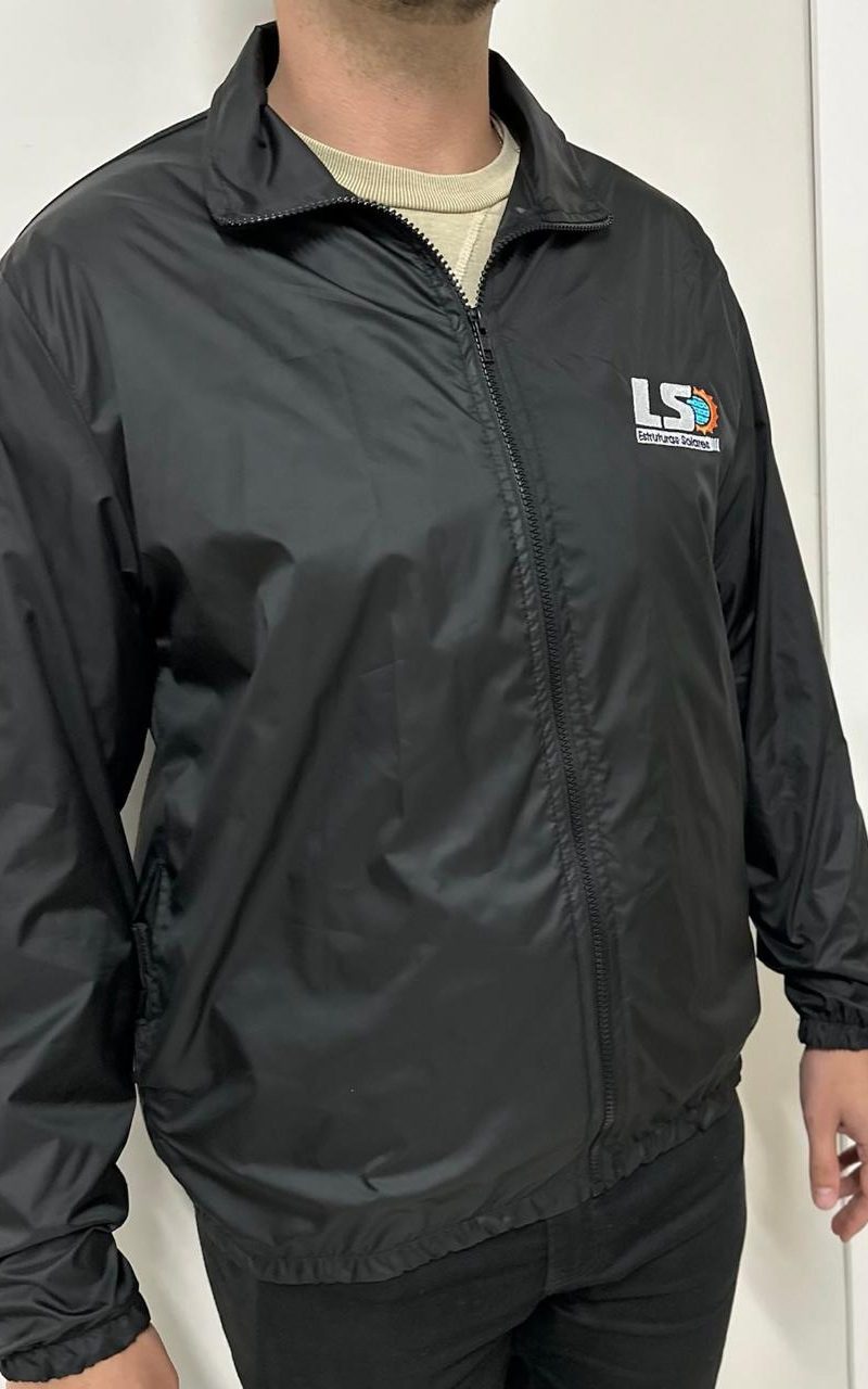 jaqueta corta vento personalizada em nylon repele agua dyanjo