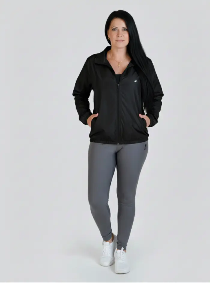 jaqueta corta vento feminina em nylon repele vento dyanjo jaqueta corta vento feminina em nylon repele vento dyanjo