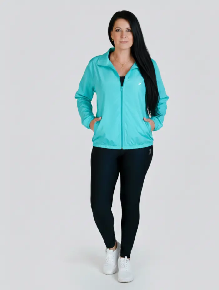 jaqueta corta vento feminina em nylon repele vento dyanjo jaqueta corta vento feminina em nylon repele vento dyanjo