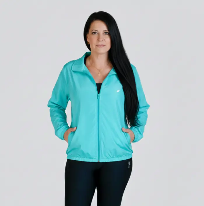 jaqueta corta vento feminina em nylon repele vento dyanjo jaqueta corta vento feminina em nylon repele vento dyanjo