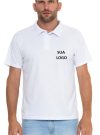 camiseta gola polo bordada uniforme personalizada em pv anti pilling dyanjo