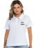 camiseta gola polo feminina bordada uniforme personalizada em pv anti pilling dyanjo