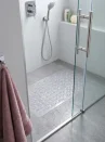 tapete de box antiderrapante banheiro com ventosa 39x60cm